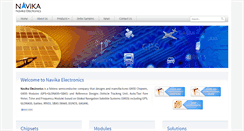 Desktop Screenshot of navika-electronics.com