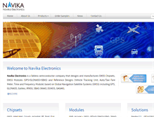 Tablet Screenshot of navika-electronics.com